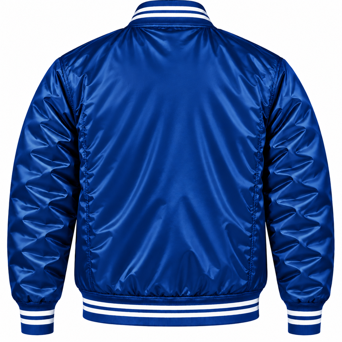 Milwaukee Brewers Blue Heavyweight Satin Jacket