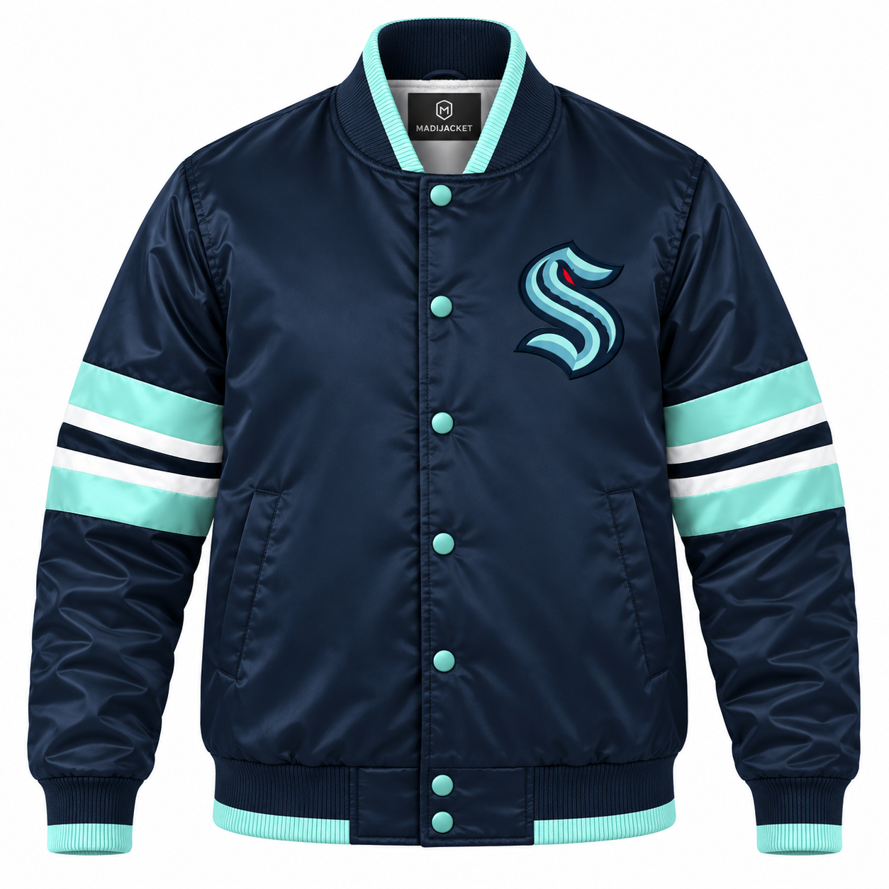 Seattle Kraken Heavyweight Satin Jacket Secondary image