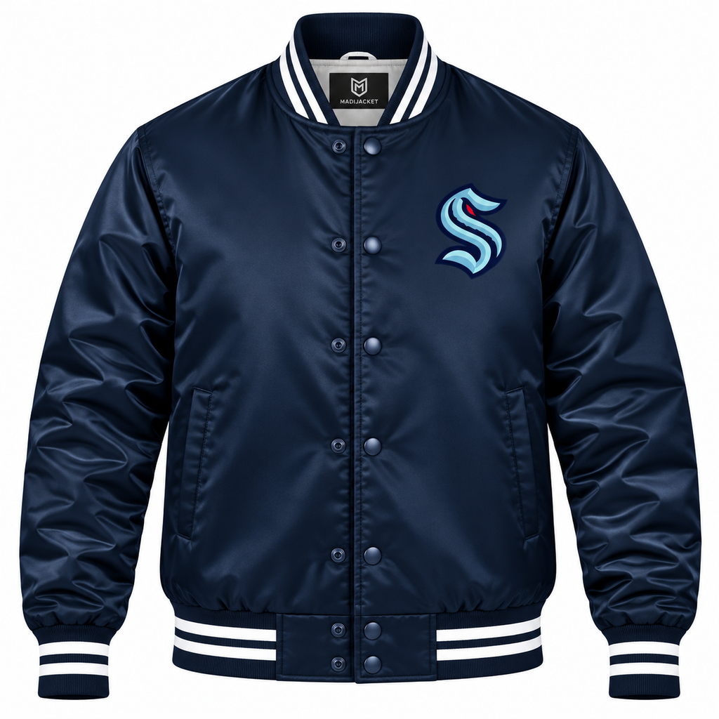 Seattle Kraken Heavyweight Satin Jacket