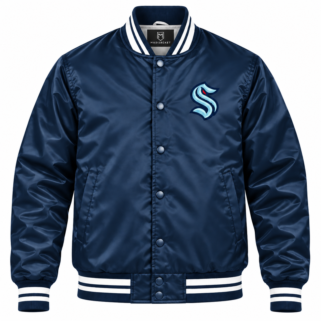 Seattle Kraken Heavyweight Satin Jacket Secondary image