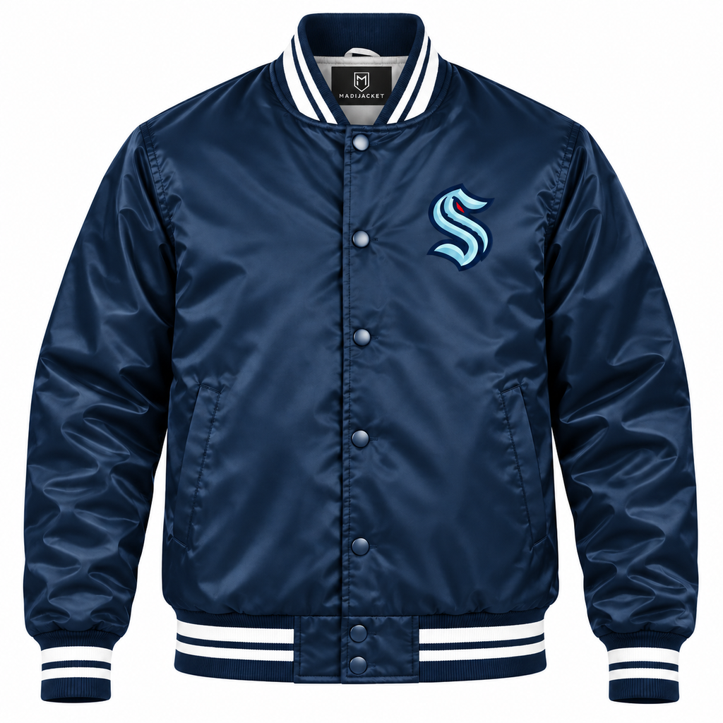 Seattle Kraken Heavyweight Satin Jacket