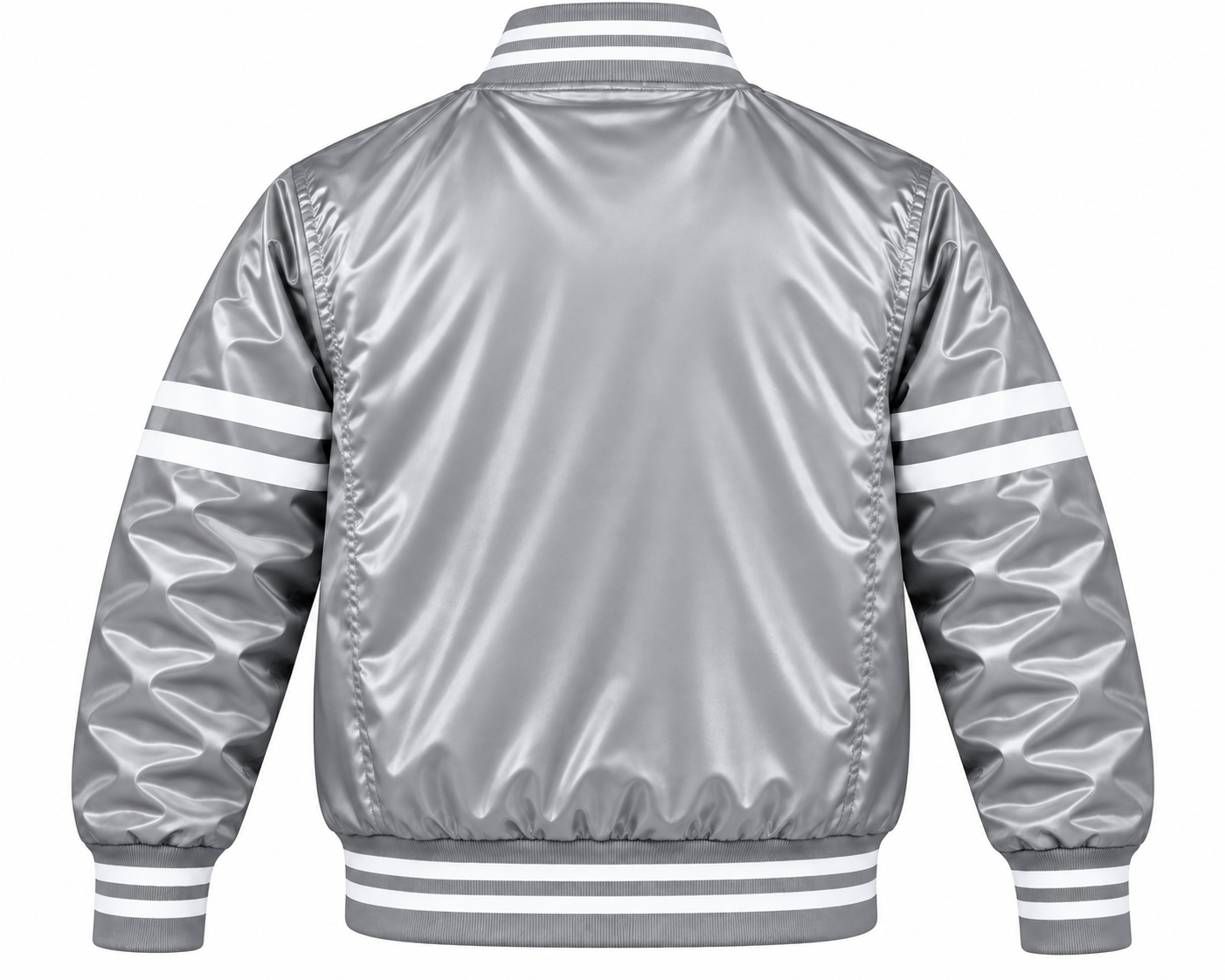 LA Dodgers Stripe Sleeves Heavyweight Satin Jacket Secondary image