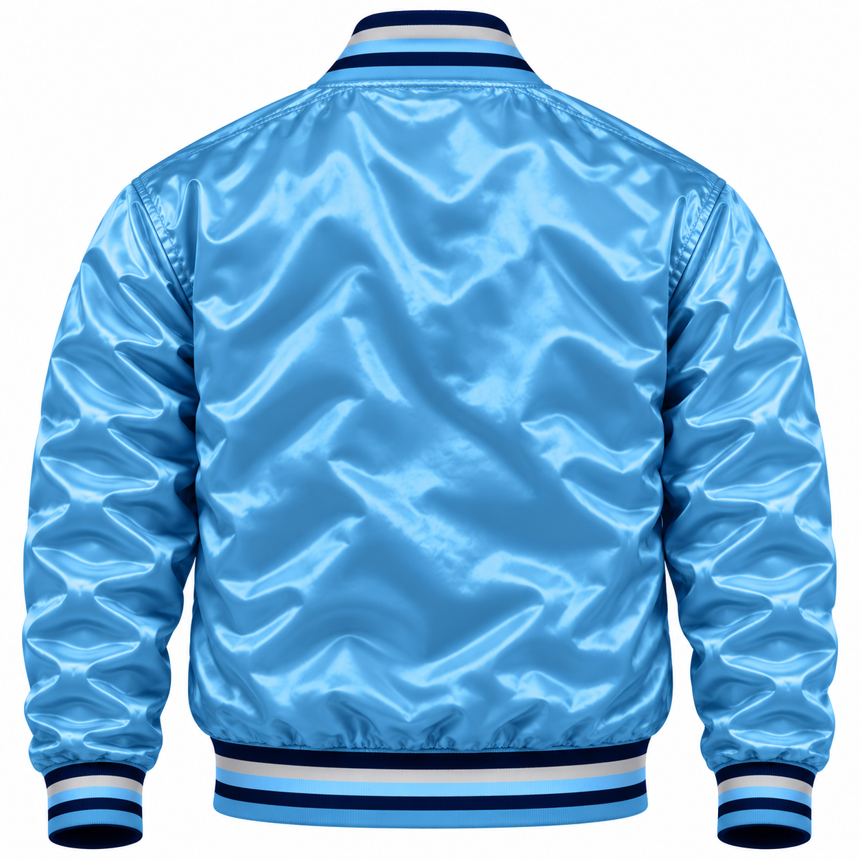 North Carolina Tar Heels Full Snap Heavyweight Satin Jacket Secondary image