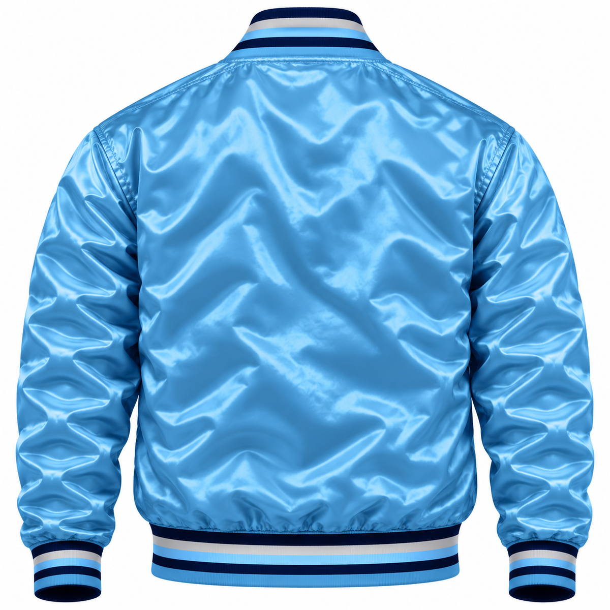 North Carolina Tar Heels Full Snap Heavyweight Satin Jacket