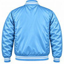 Chicago Cubs Blue Heavyweight Satin Jacket