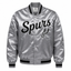 San Antonio Spurs Heavyweight Satin Fan Jacket with classic basketball-inspired styling