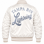 Tampa Bay Lightning NHL Heavyweight Satin Jacket Back View