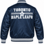 Toronto Maple Leafs NHL Heavyweight Satin Jacket Back View
