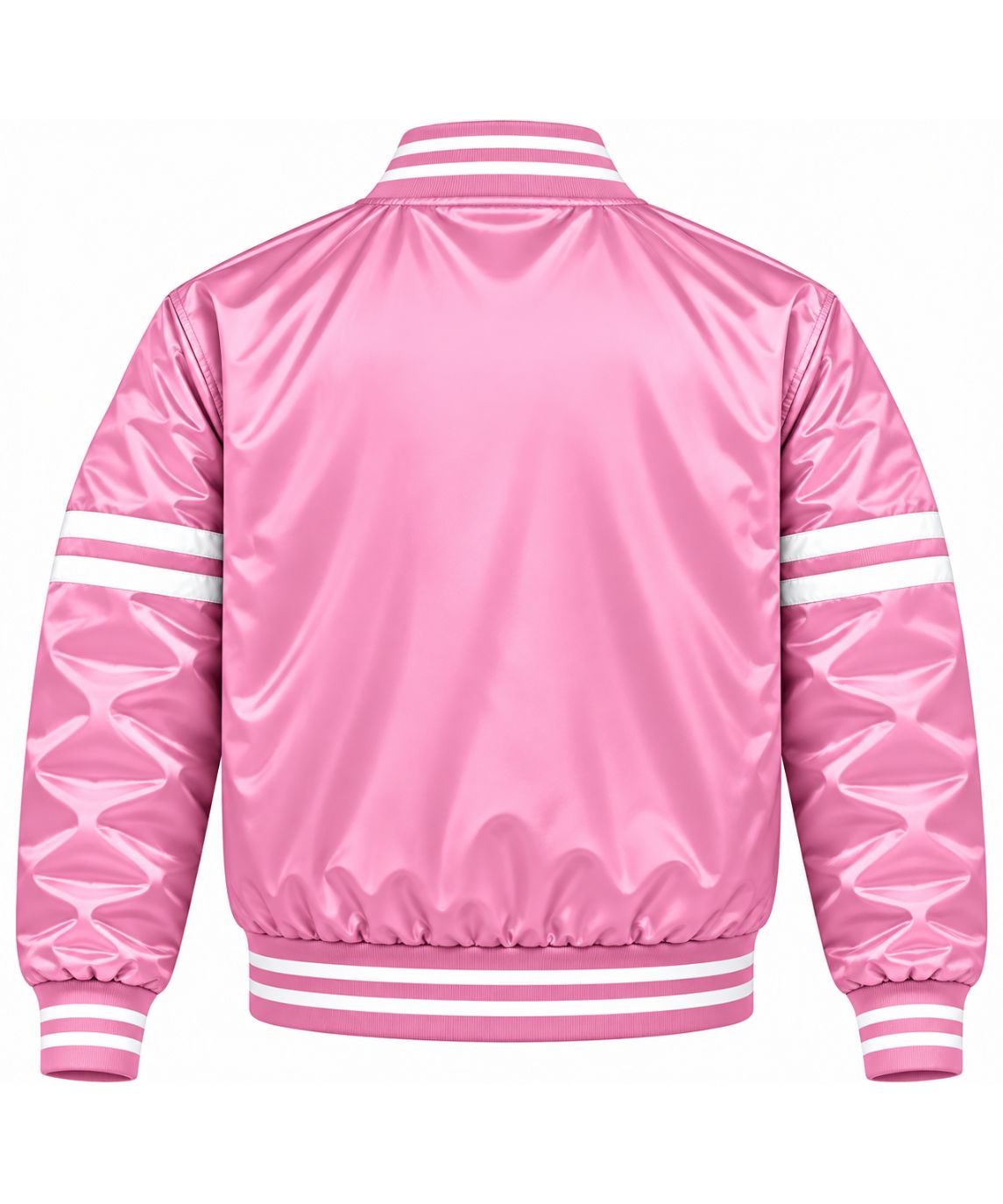 Kansas City Royals Stripe Sleeves Heavyweight Satin Jacket Secondary image