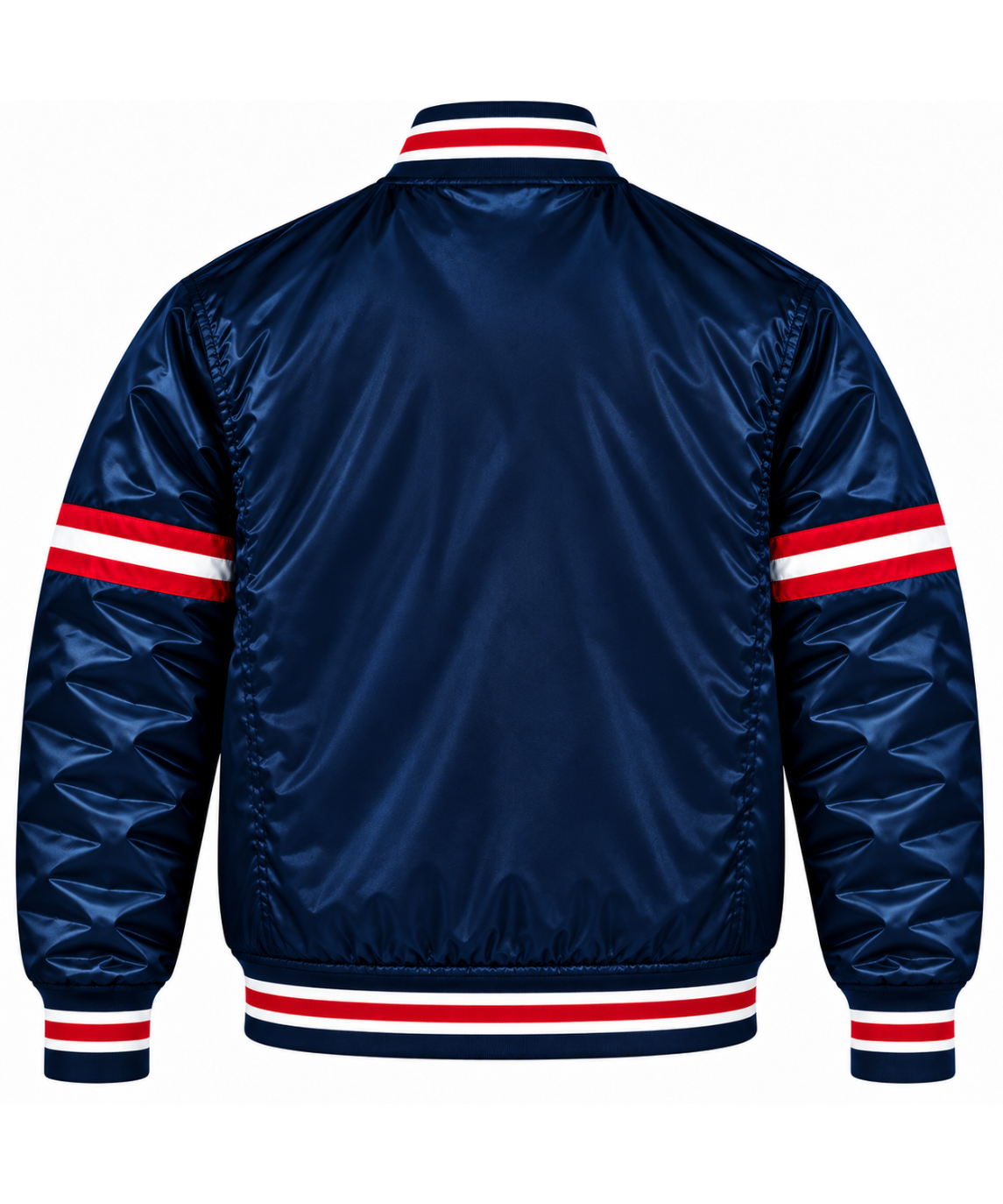 St. Louis Cardinals Stripe Sleeves Heavyweight Satin Jacket Secondary image