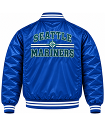Seattle Mariners Heavyweight Satin Jacket