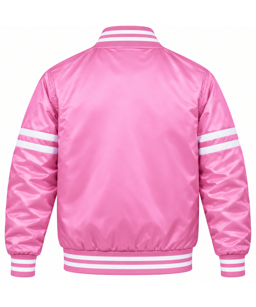 Arizona Diamondbacks Pink Heavyweight Satin Jacket