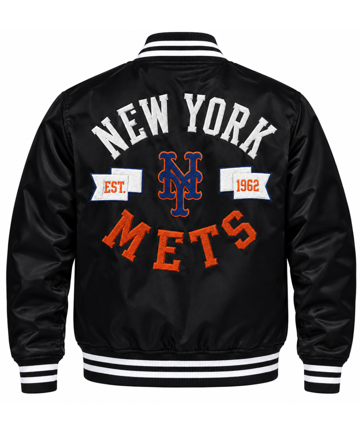 New York Mets Retro Heavyweight Satin Jacket Main image