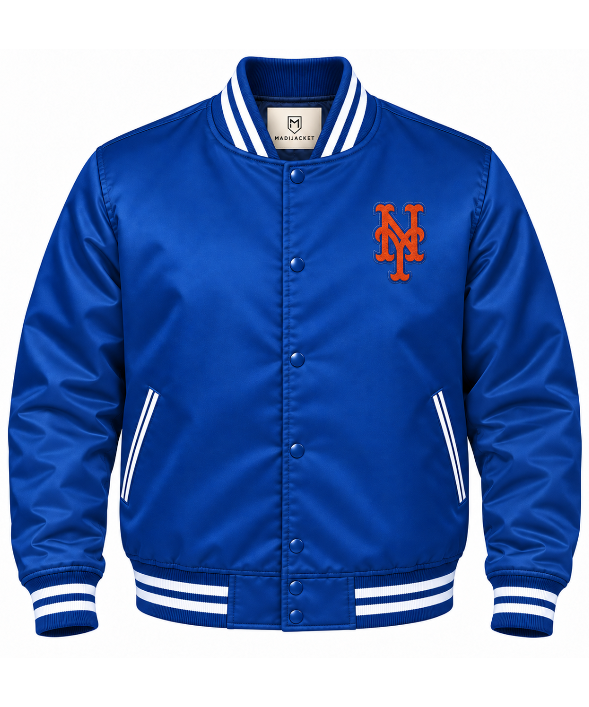 NY Mets Heavyweight Satin Jacket Main image