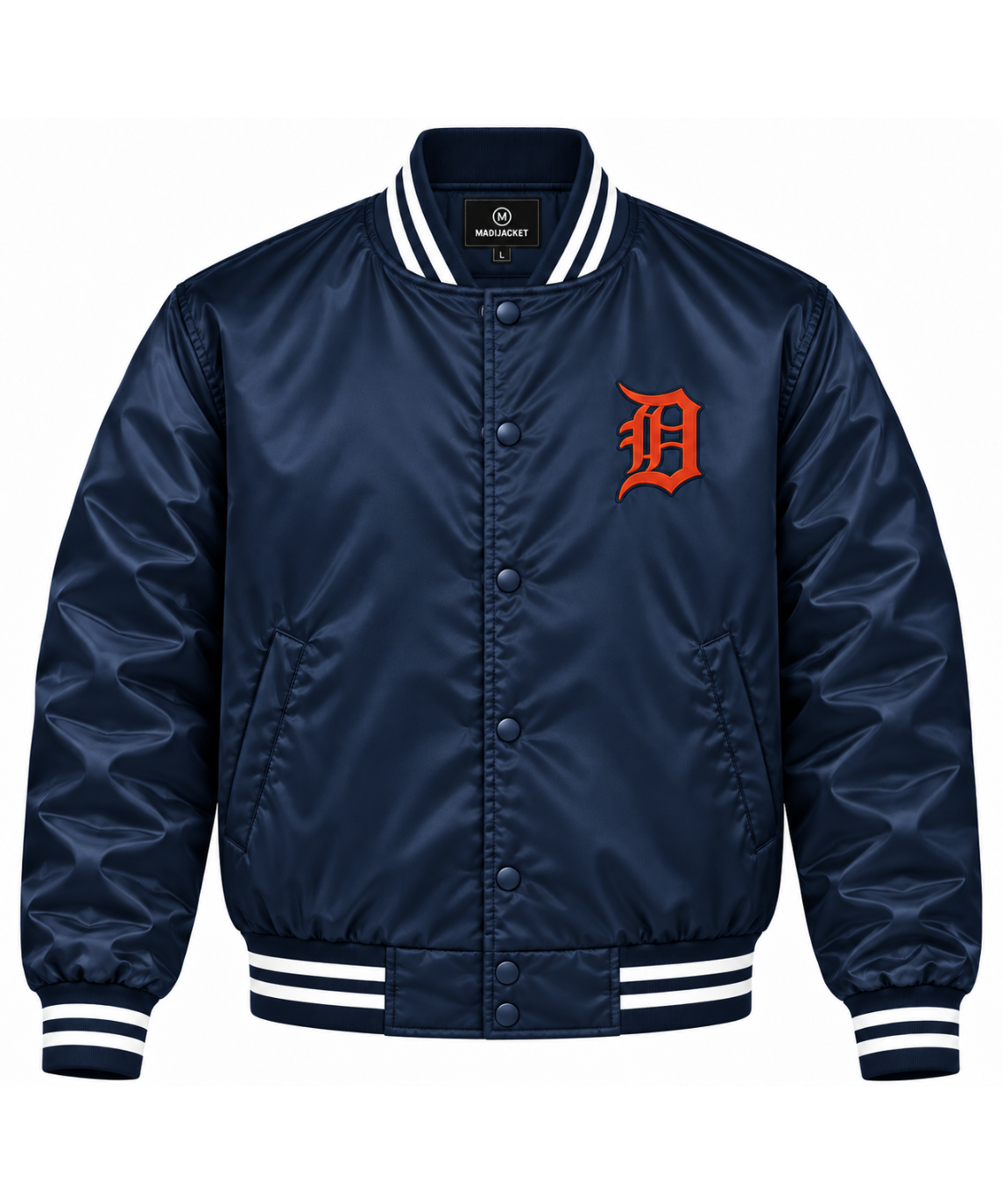 Detroit Tigers Retro Heavyweight Satin Jacket Secondary image
