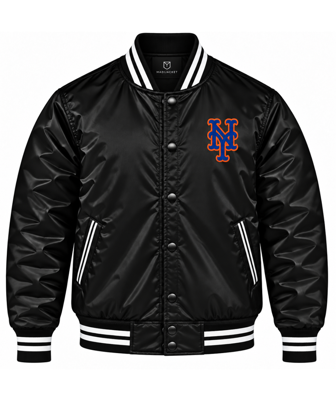 New York Mets Retro Heavyweight Satin Jacket Secondary image