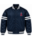 Los Angeles Angels Stripe Sleeves Heavyweight Satin Jacket