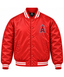 Los Angeles Angels Red Heavyweight Satin Jacket