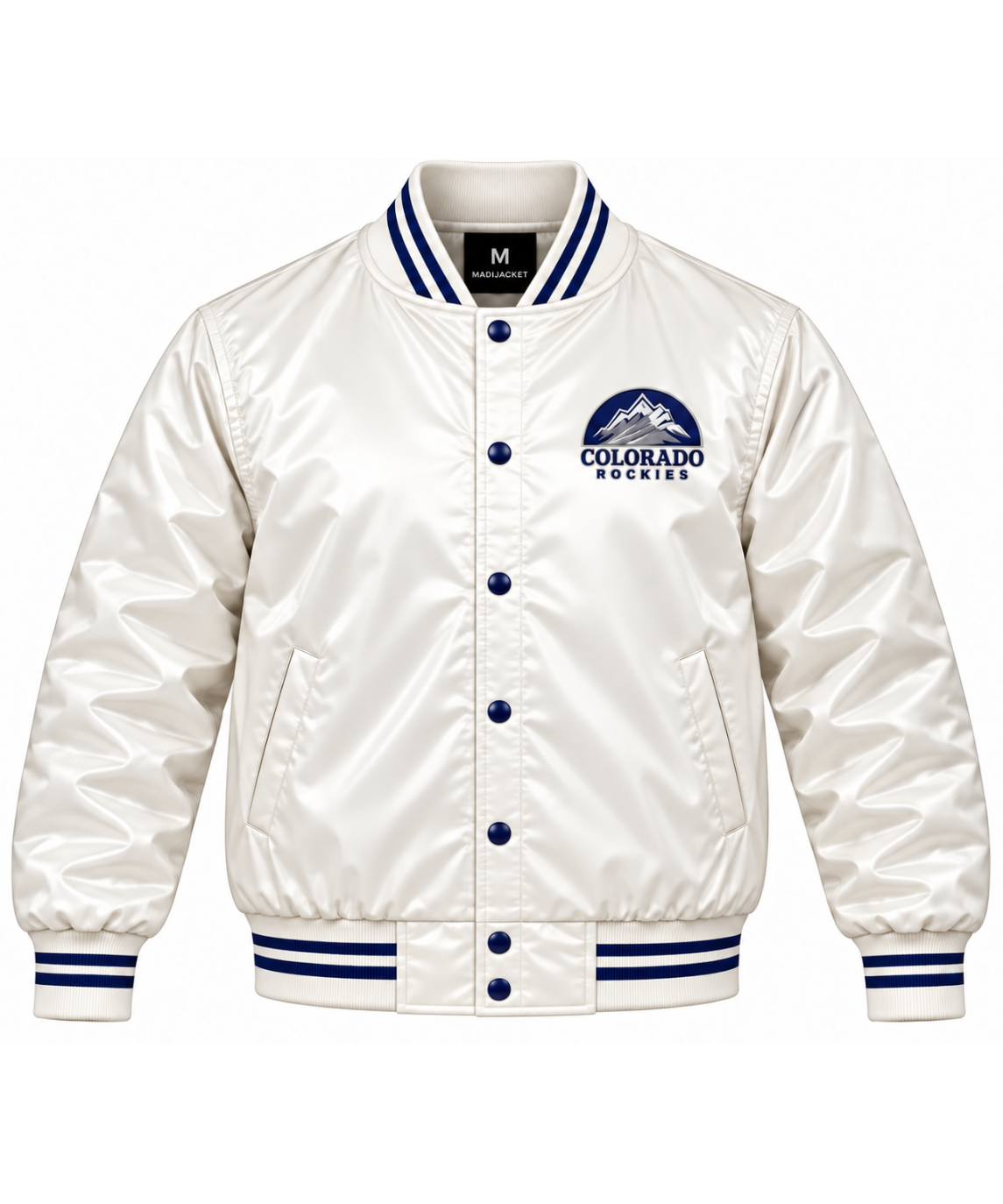 Colorado Rockies Game Day Heavyweight Satin Jacket Main image