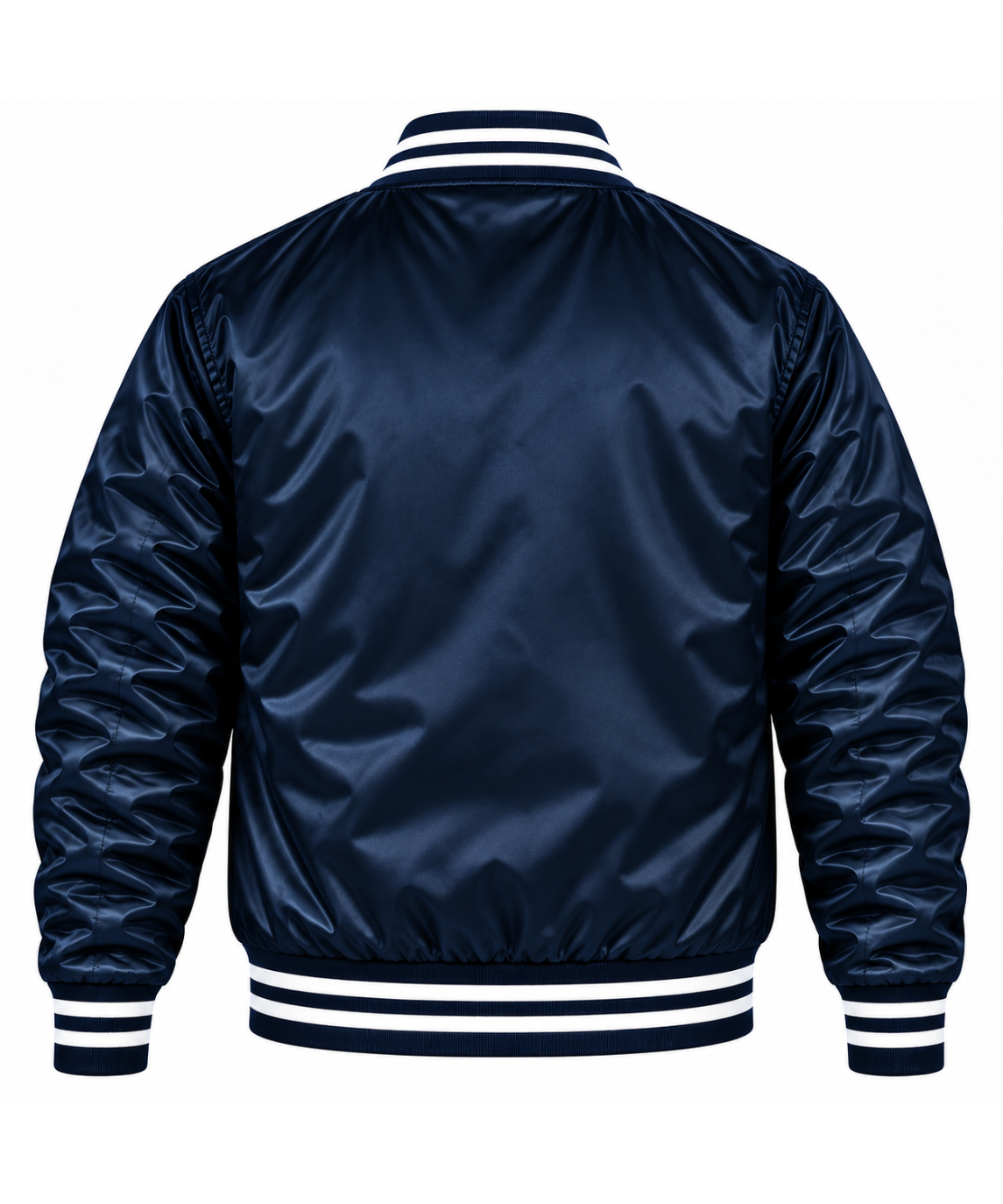 Tampa Bay Rays Navy Heavyweight Satin Jacket Secondary image