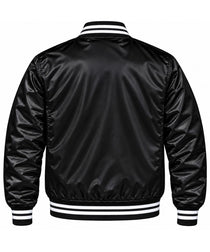 Pittsburgh Pirates Black Heavyweight Satin Jacket