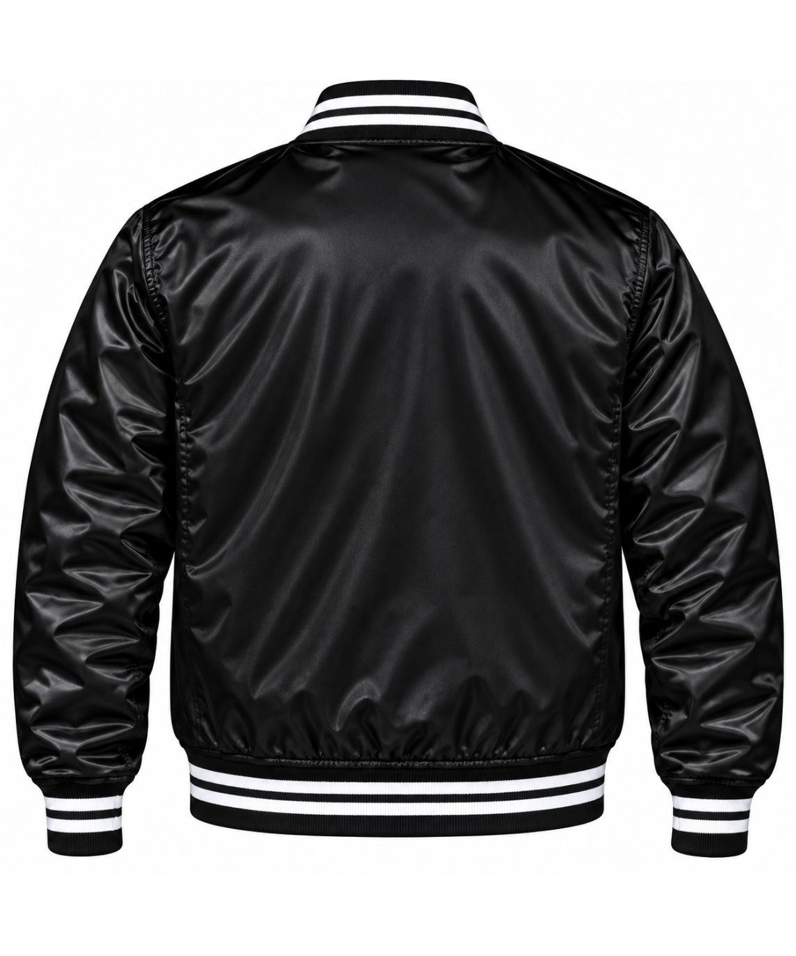 Athletics Black Heavyweight Satin Jacket Secondary image