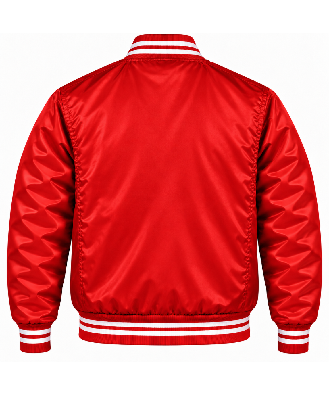 Los Angeles Angels Red Heavyweight Satin Jacket Secondary image