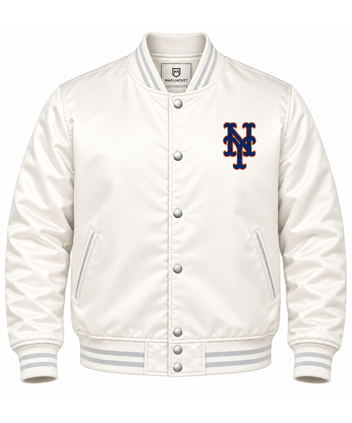 NY Mets Game Day Heavyweight Satin Jacket Main image