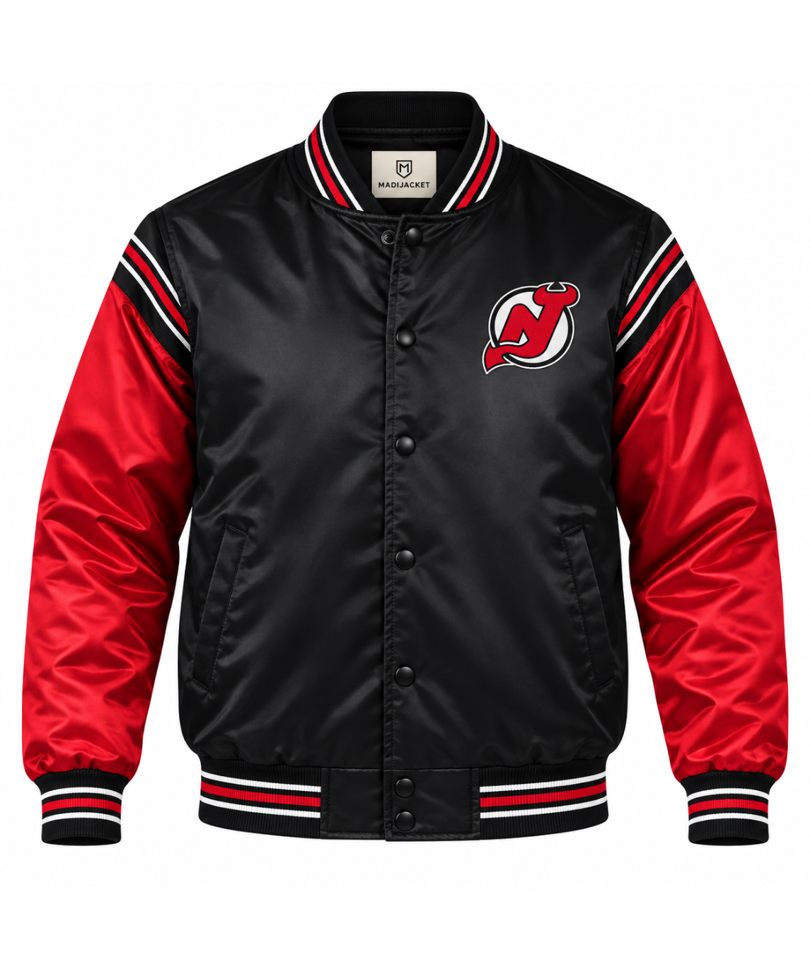 New Jersey Devils Varsity Heavyweight Satin Jacket Main image