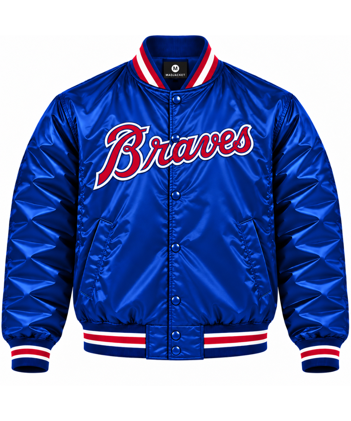 Atlanta Braves Heavyweight Satin Jacket Secondary image