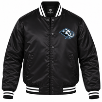 Utah Mammoth NHL Heavyweight Satin Jacket Front View