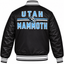 Utah Mammoth NHL Heavyweight Satin Jacket Back View