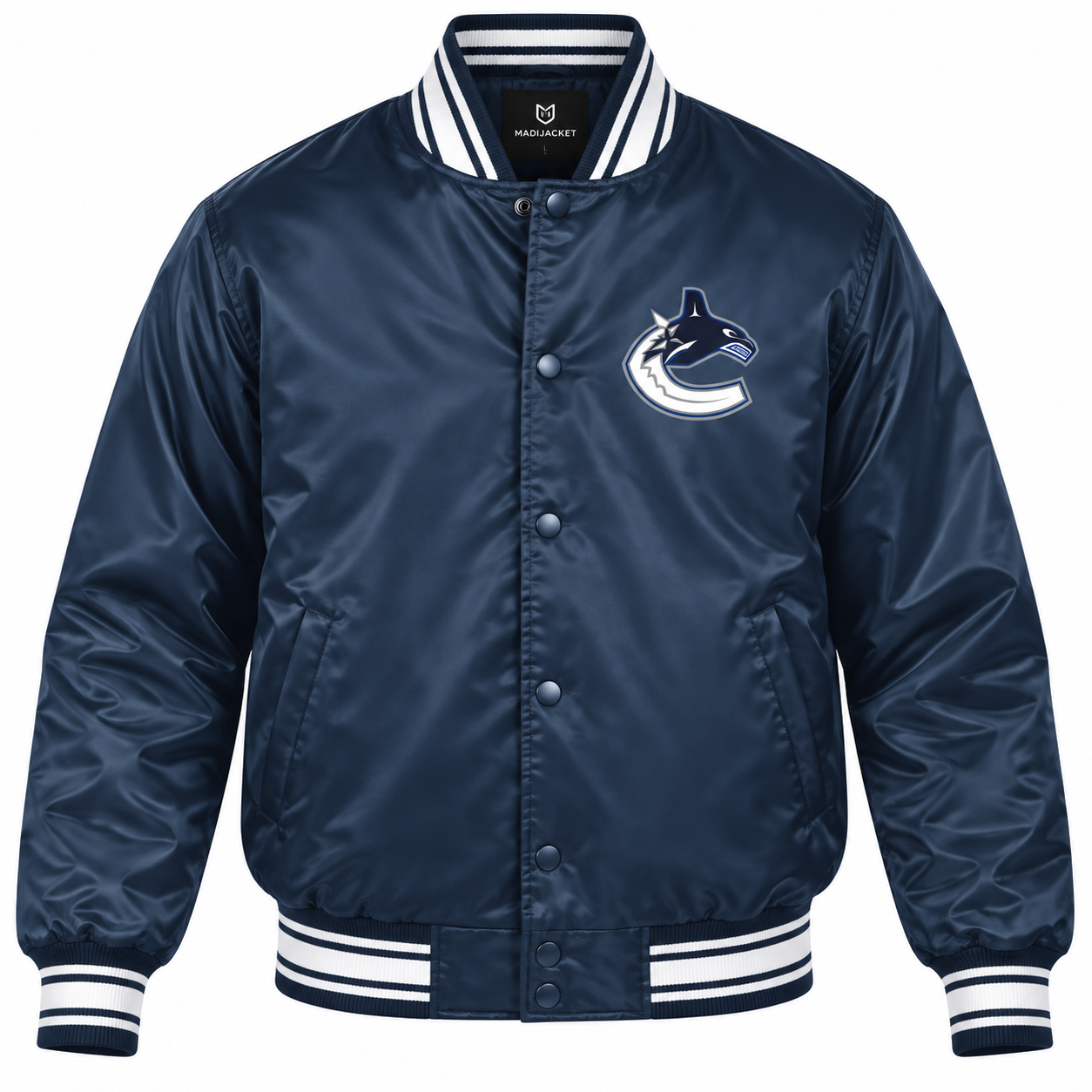 Vancouver Canucks Heavyweight Satin Jacket Secondary image