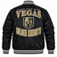 Vegas Golden Knights NHL Heavyweight Satin Jacket Black View