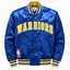 Golden State Warriors Heavyweight Satin Fan Jacket with bold basketball-inspired styling