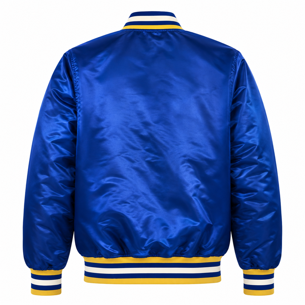 Golden State Warriors Heavyweight Satin Fan Jacket