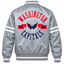 Washington Capitals NHL Heavyweight Satin Jacket Back View