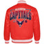 Washington Capitals NHL Heavyweight Satin Jacket Back View