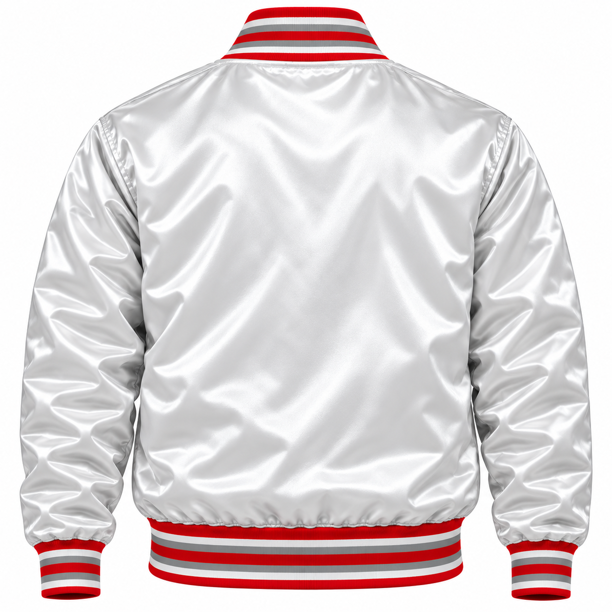 Ohio State Buckeyes Full Snap Heavyweight Satin Jacket Secondary image