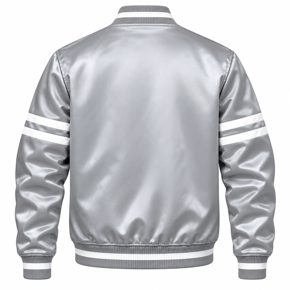 San Diego Padres Stripe Sleeves Heavyweight Satin Jacket