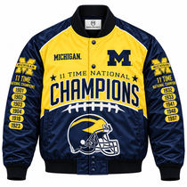 Michigan Championship Heavyweight Satin Jacket