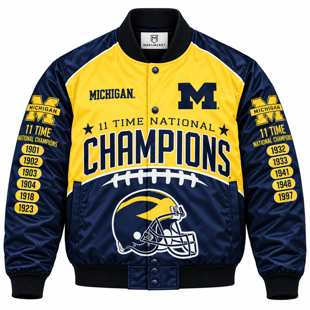 Michigan Championship Heavyweight Satin Jacket