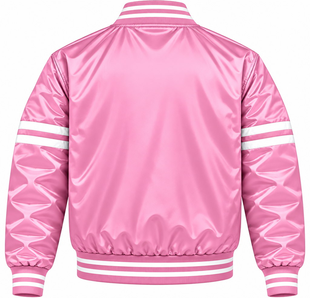Kansas City Royals Stripe Sleeves Heavyweight Satin Jacket