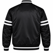 Pittsburgh Pirates Stripe Sleeves Heavyweight Satin Jacket