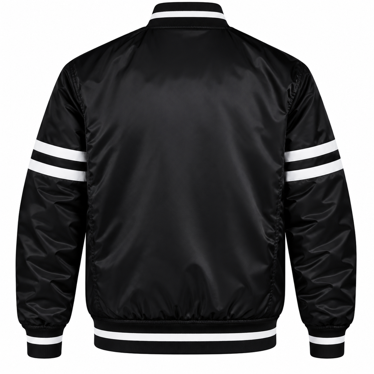 Pittsburgh Pirates Stripe Sleeves Heavyweight Satin Jacket
