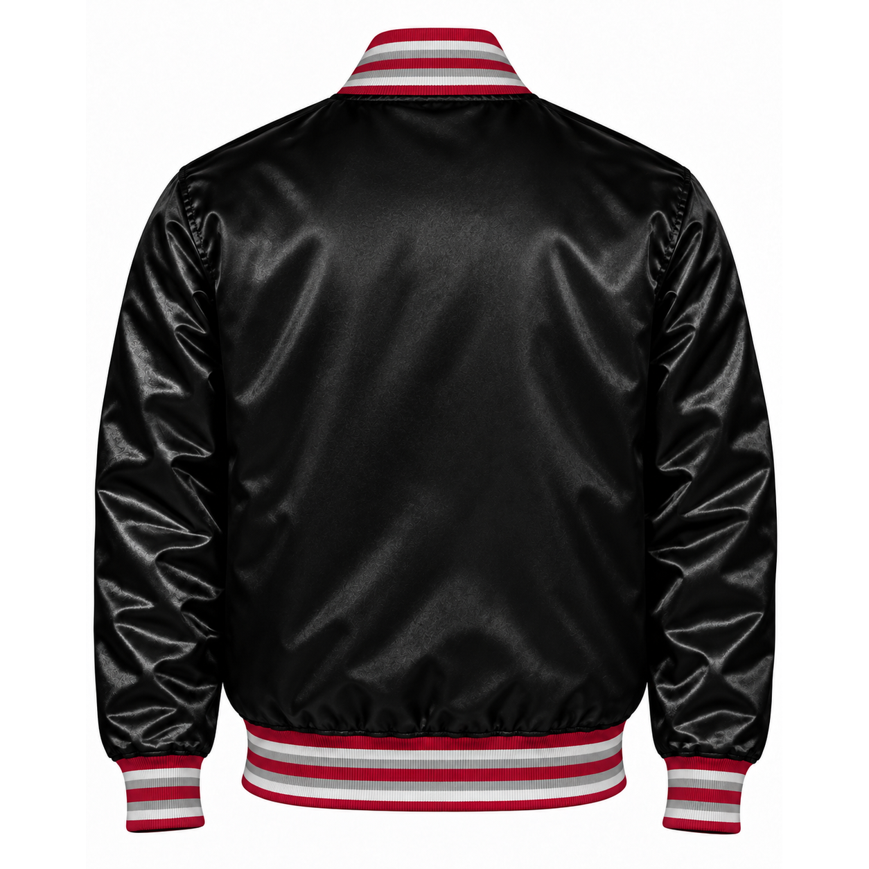 Alabama Crimson Tide Full Snap Heavyweight Satin Jacket Secondary image