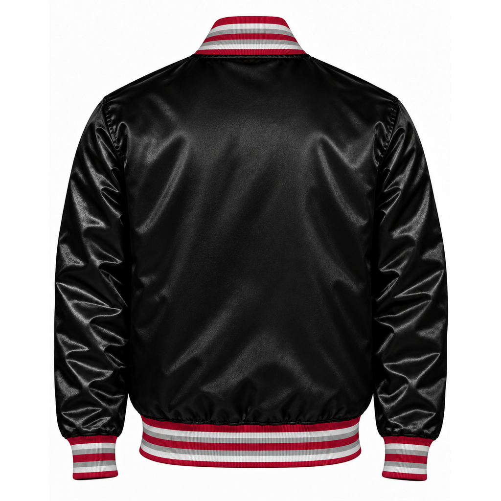 Alabama Crimson Tide Full Snap Heavyweight Satin Jacket