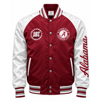 Alabama Crimson Tide Varsity Heavyweight Satin Jacket