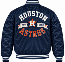 Houston Astros Retro Heavyweight Satin Jacket