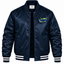 Tampa Bay Rays Navy Heavyweight Satin Jacket